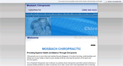 Desktop Screenshot of mosbachchiropractic.com